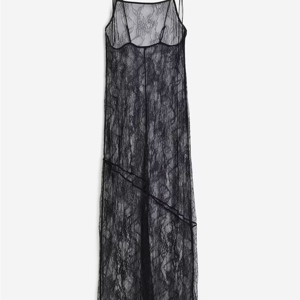 Elegant Black Lace Dress